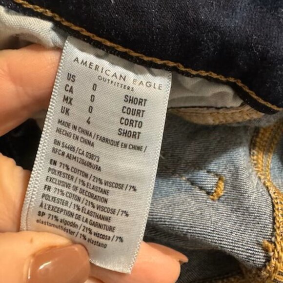 * ❤️AMERICAN EAGLE JEGGINGS SIZE: 0 - Picture 4 of 5